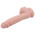 Mr. Dixx 7.6 - zuignap dildo met ballen - natuur (19,5 cm)