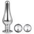 Gleaming Love - anale top plugset (zilver, 3‑delig)