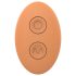 Glam - Oplaadbare duo-vibrator met afstandsbediening (oranje)