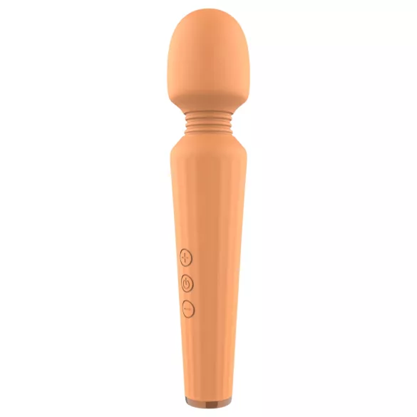 Glam - oplaadbare vibrator - massager - siliconen - oranje