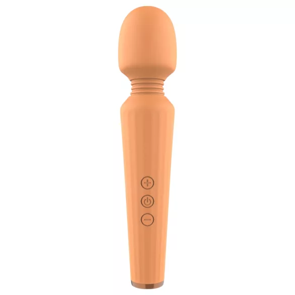 Glam - oplaadbare vibrator - massager - siliconen - oranje