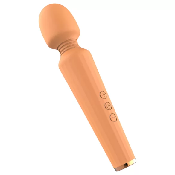 Glam - oplaadbare vibrator - massager - siliconen - oranje