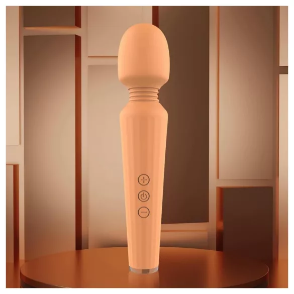 Glam - oplaadbare vibrator - massager - siliconen - oranje