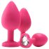 Flirts anale trainingsset - anale plugset (3 stuks) - roze