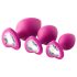 Flirts anale trainingsset - anale plugset (3 stuks) - roze