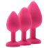 Flirts anale trainingsset - anale plugset (3 stuks) - roze