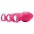 Flirts anale trainingsset - anale plugset (3 stuks) - roze
