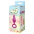 Flirts - anaal plug klein - siliconen roze