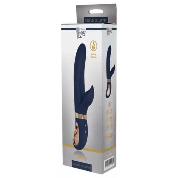 Dream Toys Atropos - vibrator met verwarming - oplaadbaar - blauw