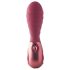 Dinky Jody F. Mini - oplaadbare geribbelde minivibrator (rood)