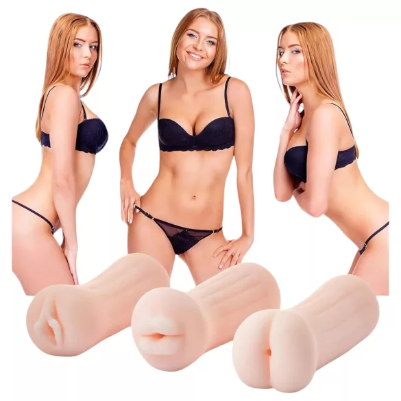 The Girl Next Door Tina - realistische masturbatorset - huidkleur