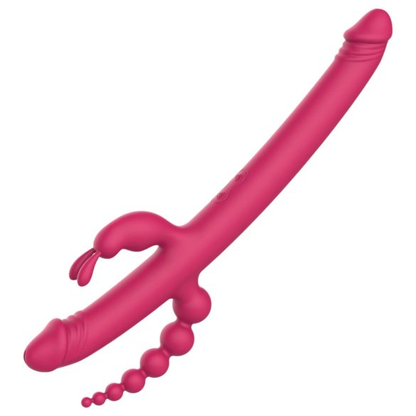 Dreamtoys - Vibrator voor vagina en clitoris - Oplaadbaar, 4 armen - Roze