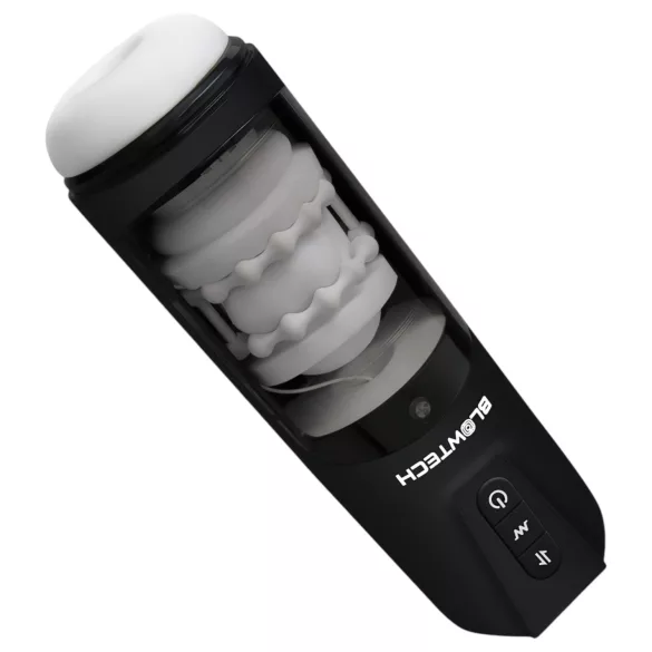 Dreamtoys Blowtech - vibrerende, op-en-neer bewegende masturbator (zwart)
