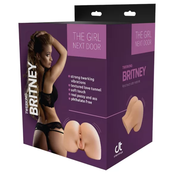The Girl Next Door Britney - vibrerende masturbator - huidkleurig