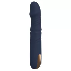Goddess - duw‑ en roterende kralenvibrator (donkerblauw)