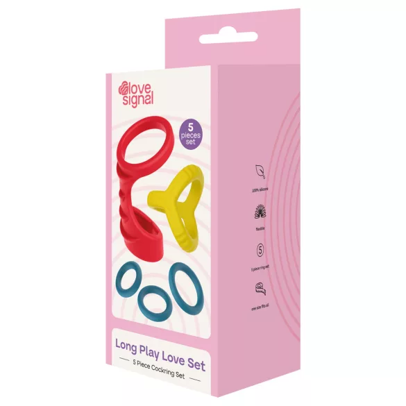 Dreamtoys Love Signal - penringenset (meerkleurig)