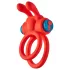 Dreamtoys Love Signal - vibrerende cockring (rood)