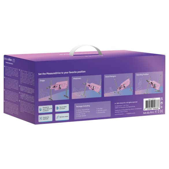 Kiiroo Pleasure Drive - slimme netwerkkoppeling seksspeeltje (roze)