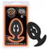 Kiotos - siliconen buttplug met expander S (zwart)