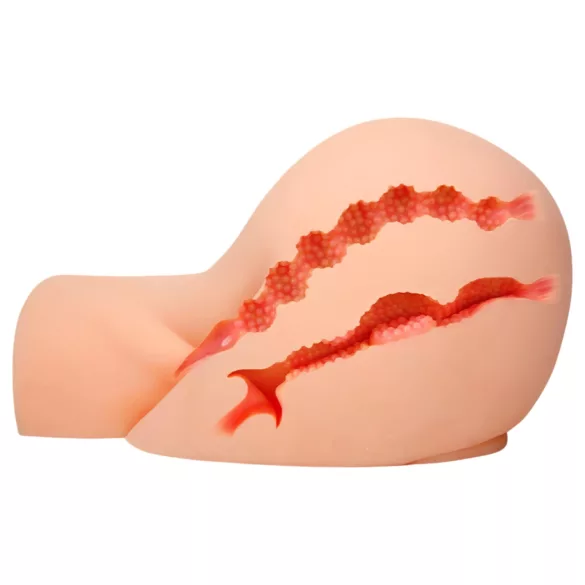 Kokos Oknyeo - levensechte torso-masturbator (natuurkleur)