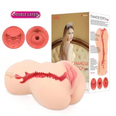   Kokos Onahole 001 XL - levensechte kunstvagina‑masturbator (natuurlijk)