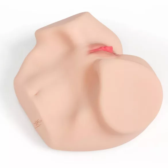 Kokos Maria - realistische torso masturbator - vagina en anus - huidskleur