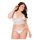 Coquette - kanten lingerie set - wit (XL)