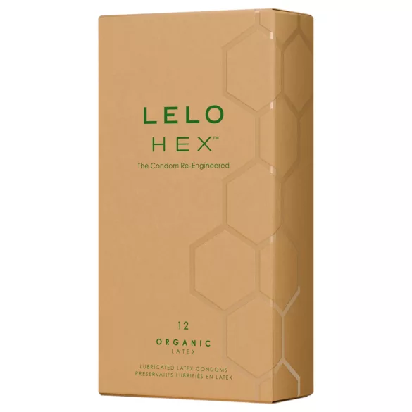 LELO Hex Organic - condooms - ultradun en sterk - latex - 12 stuks