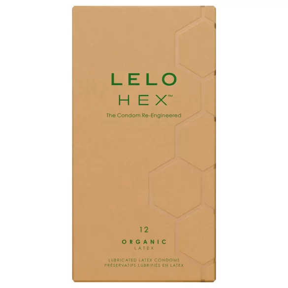 LELO Hex Organic - condooms - ultradun en sterk - latex - 12 stuks