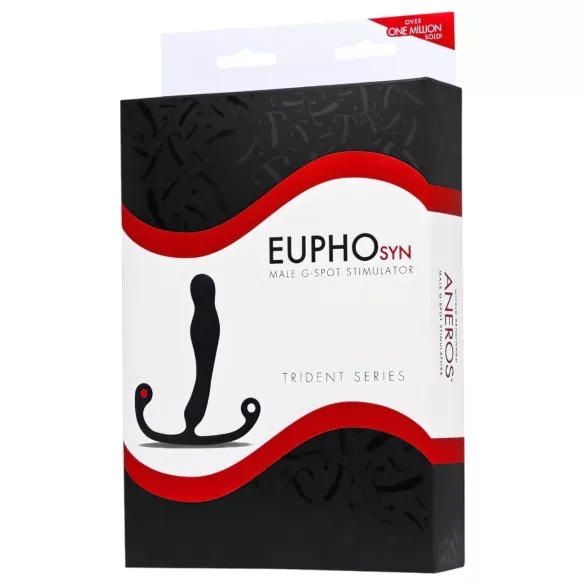 Aneros - prostaat dildo - gebogen stimulatie - siliconen zwart