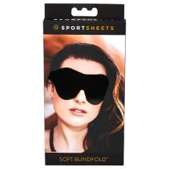 Sportsheets - zachte oogmasker met elastiek - zwart