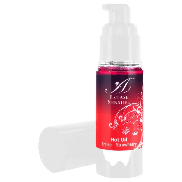 Extase Sensuel - massageolie verwarmend - aardbei - 30ml