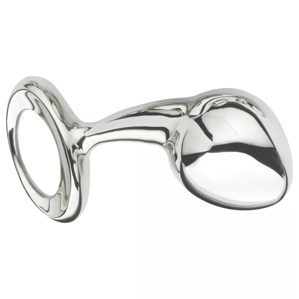 Njoy - anaal plug groot - metaal zilver