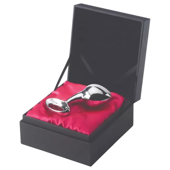 Njoy - anaal plug groot - metaal zilver