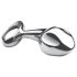 Njoy Pure Plug 2.0 - metalen anale plug (zilver)