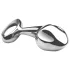 Njoy Pure Plug 2.0 - metalen anale plug (zilver)