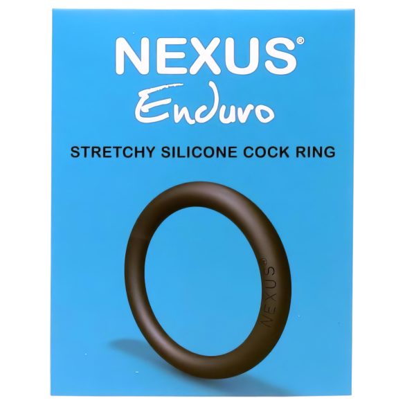 Nexus Enduro - penisring - siliconen - zwart