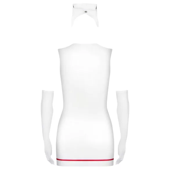 Obsessive Emergency - wit verpleegsterkostuum set (S/M)