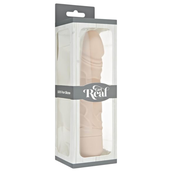 Get Real Klassiek - levensechte siliconen vibrator (natuurlijk)