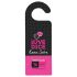 Seksdobbelset met deurhanger (zwart-roze)