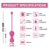 Magic Motion Kegel Master - App-gestuurde vibrerende geishabal (roze)