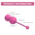 Magic Motion Kegel Master - App-gestuurde vibrerende geishabal (roze)