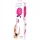 Bodywand Aqua Wand - vibrator massager - waterdicht - wit/roze