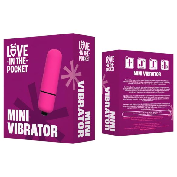 Love Bullet - waterdichte mini vibrator (roze)