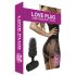 Love Plug - mini anale vibrator (zwart)
