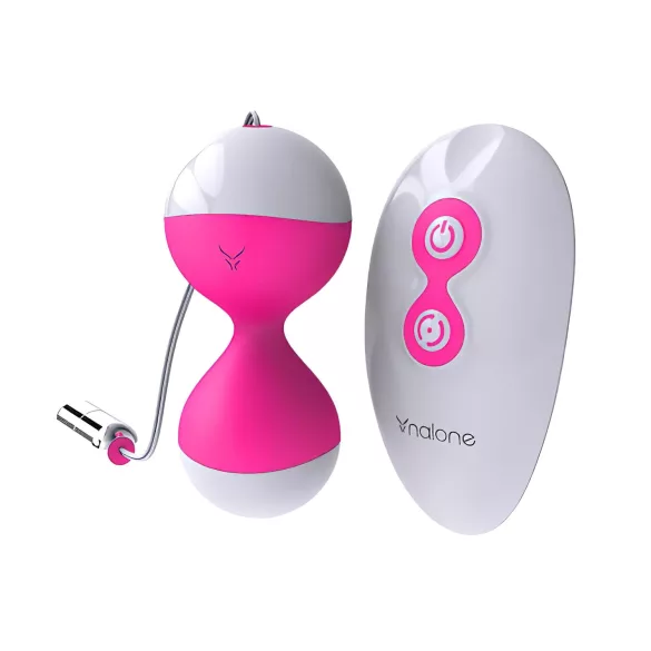 NALONE Miu Miu - oplaadbare draadloze geisha ballen duo - siliconen roze