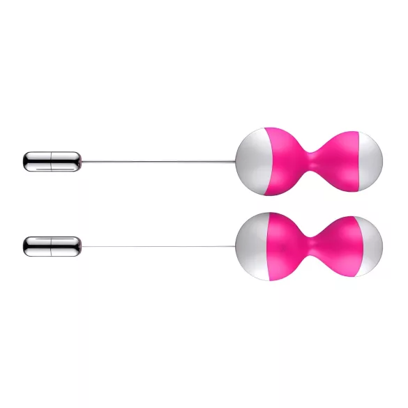 NALONE Miu Miu - oplaadbare draadloze geisha ballen duo - siliconen roze