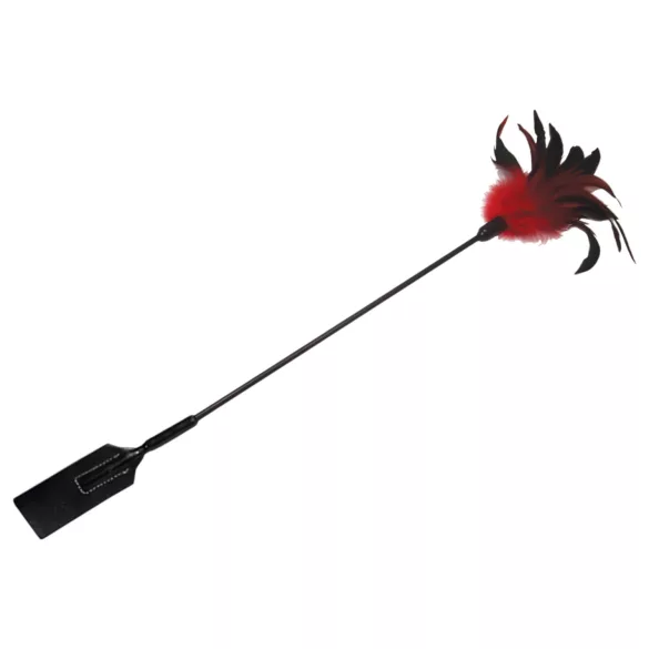 S&M - zweep en tickler - rood