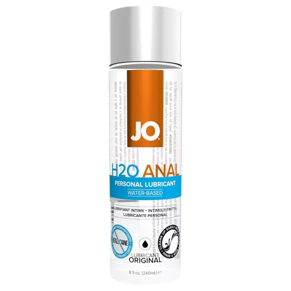 JO H2O Anal Original - glijmiddel op waterbasis - anaal - 240ml