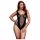 BACI - plus size body - netstof - zwart - XL-XXL